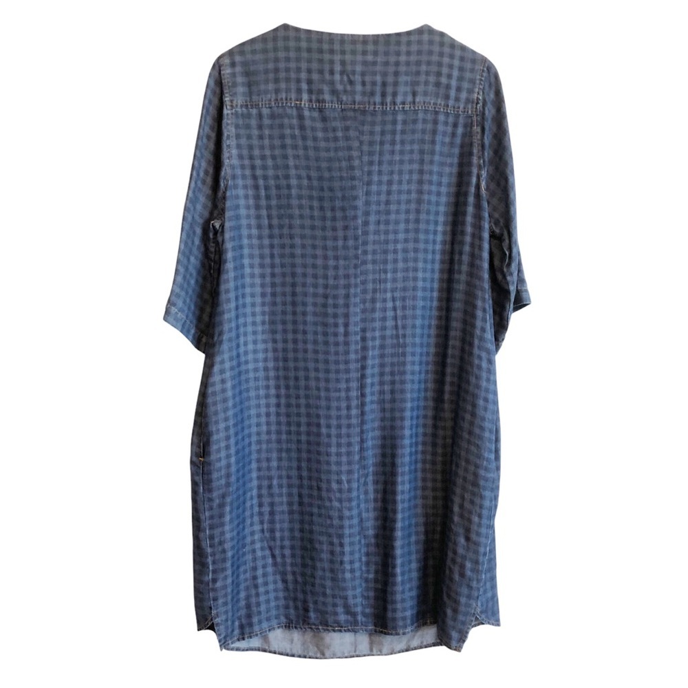Tommy Hilfiger Linear Thinking Denim Shift Dress NWT - Picture 7 of 8